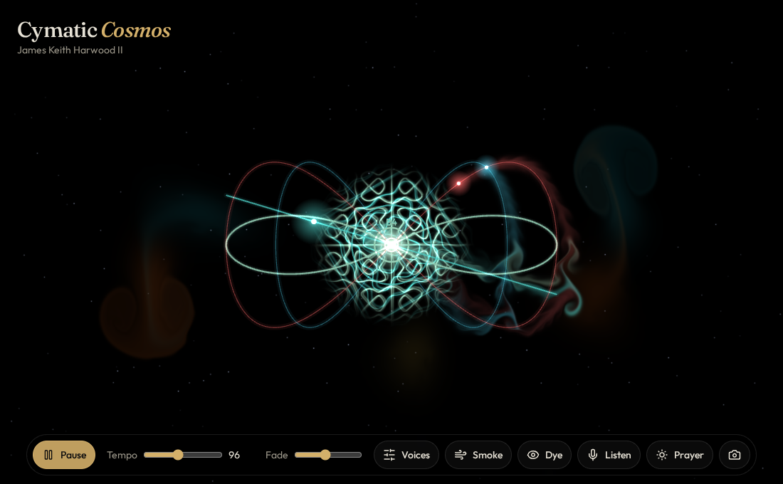 Cymatic Cosmos living smoke instrument